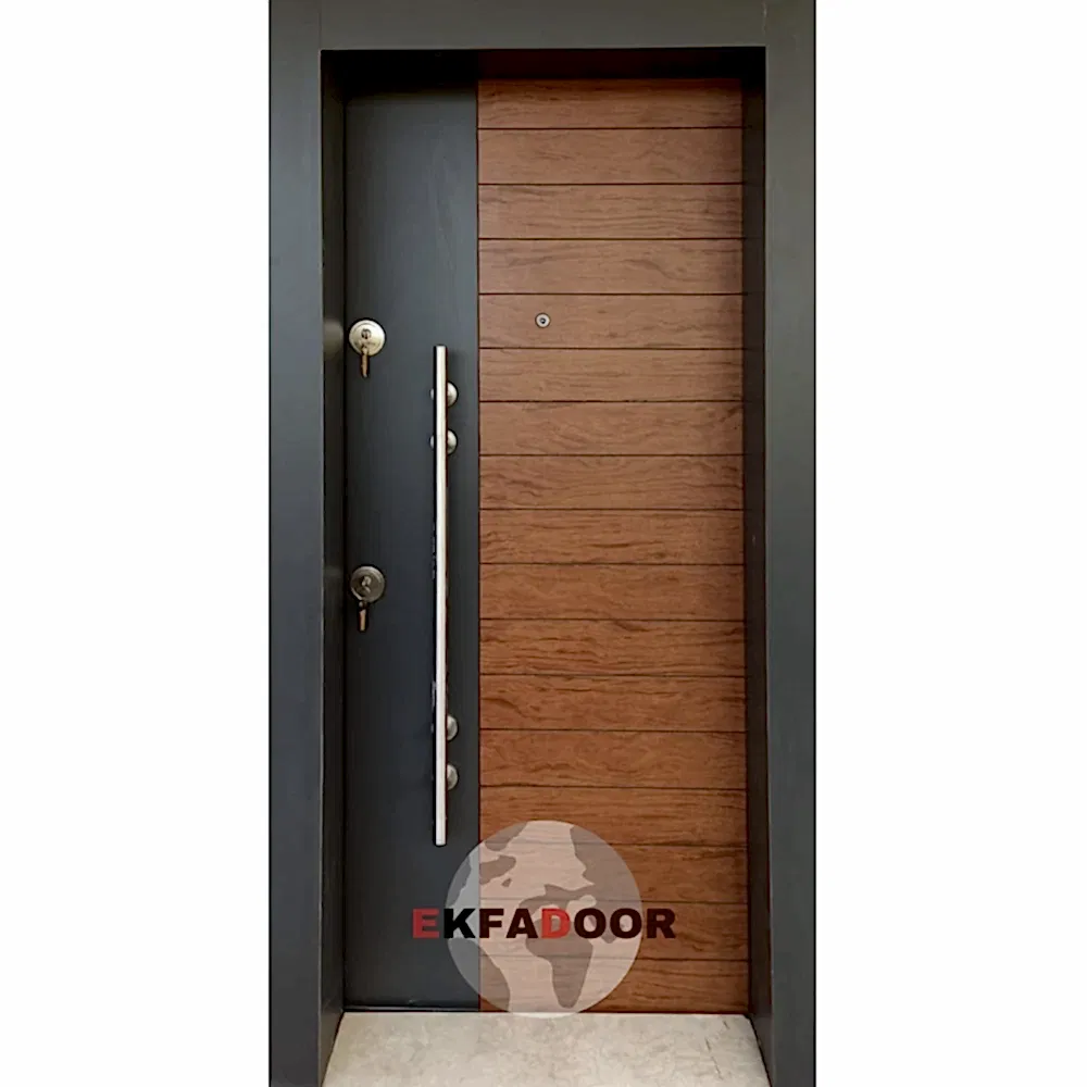 Dış İklim Kompozit ve Compact Lamine Çelik Kapılar KC-0005 Modeli - EkfaDoor