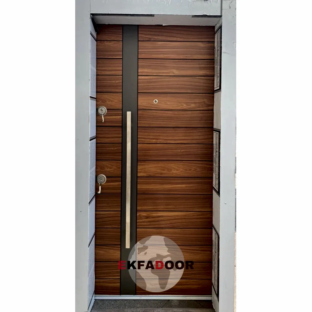 Dış İklim Kompozit ve Compact Lamine Çelik Kapılar KC-0014 Modeli - EkfaDoor