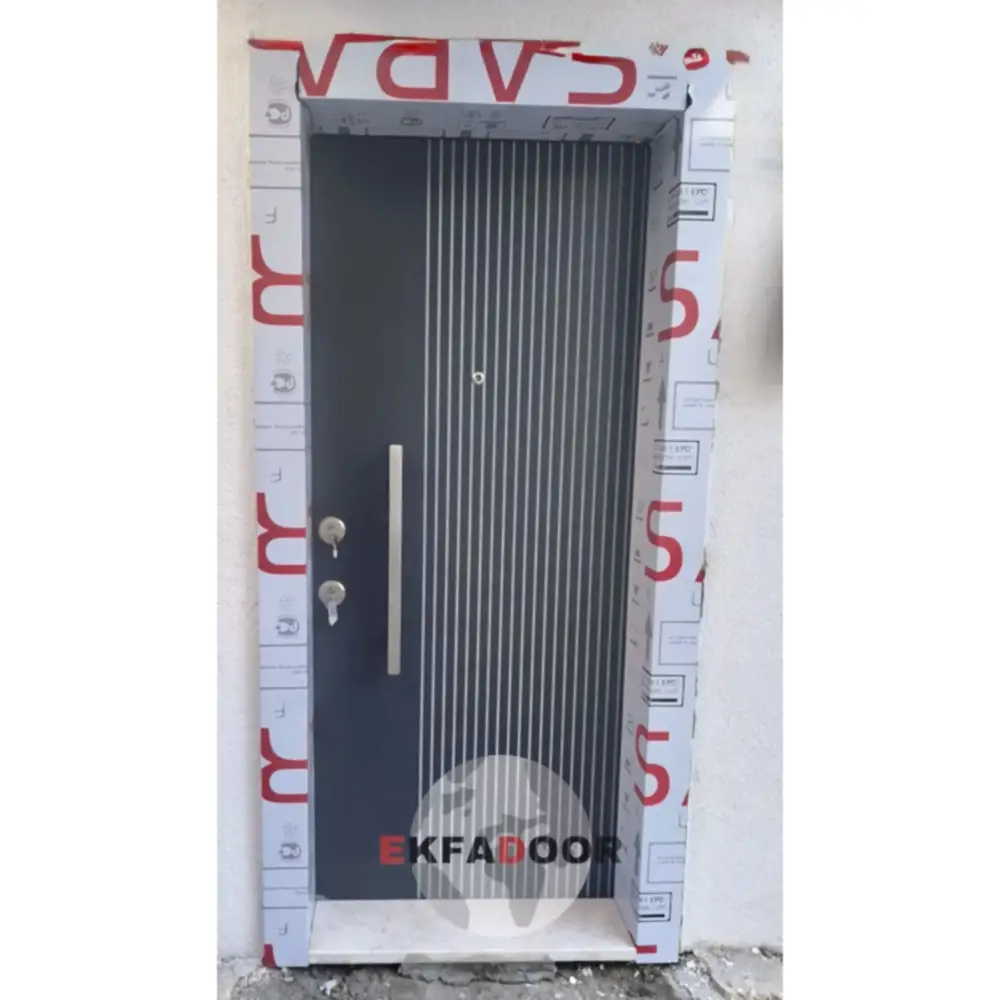 Dış İklim Kompozit ve Compact Lamine Çelik Kapılar KC-0021 Modeli - EkfaDoor