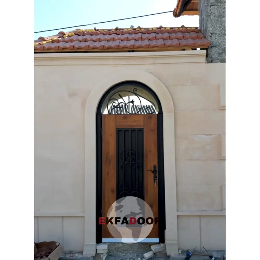 Dış İklim Kompozit ve Compact Lamine Çelik Kapılar KC-0040 Modeli - EkfaDoor