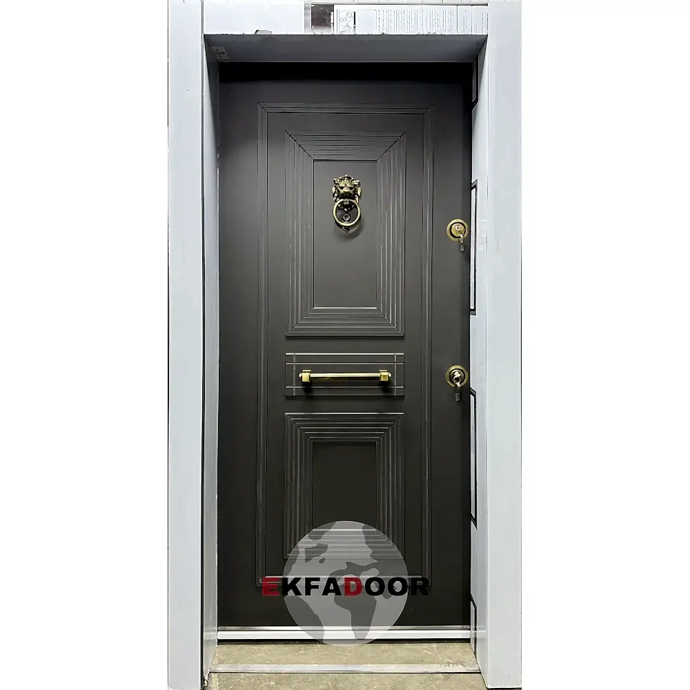Dış İklim Kompozit ve Compact Lamine Çelik Kapılar KC-0050 Modeli - EkfaDoor